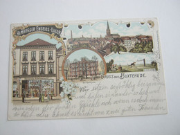 BUXTEHUDE , Kaufhaus   ,  Schöne  Karte Um 1899, Mit Marke Und Stempel - Buxtehude