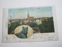 BUXTEHUDE , Ausflug Technikerverein   ,  Schöne  Karte Um 1905 - Buxtehude