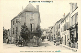 Combronde * La Grande Rue Du Village Et La Poste * épicerie - Combronde