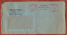 Brief, Absenderfreistempel, Finanzamt Arnsberg, 1964 (13400) - Machine Stamps (ATM)