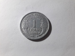 MIX2 FRANCIA 1 FRANCO 1949 SENZA B. IN BB - 1 Franc