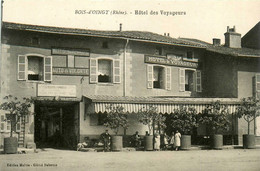 Le Bois D'oingt * Façade Hôtel Des Voyageurs BROSSARD JANICHON - Le Bois D'Oingt