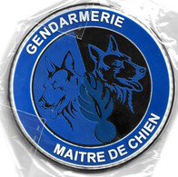 Ecusson PVC GENDARMERIE MAITRE DE CHIEN + Pin's Maitre De Chien - Police & Gendarmerie
