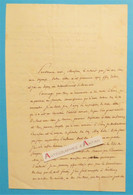 ● L.A.S 1840 Pierre-Sébastien LAURENTIE écrivain La Mahaudière Pontlevoy Loir Et Cher Tremblay Hérault Le Houga Lettre - Ecrivains