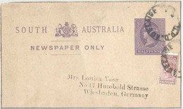 Australië > 1855-1912 South Australia Krantenstrookje Gebruikt (9552) - Covers & Documents