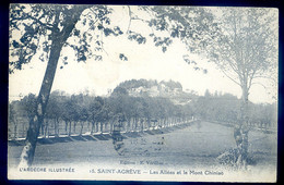 Cpa Du 07 Saint Agrève Les Allées Et Le Mont Chiniac  AOUT22-44 - Saint Agrève