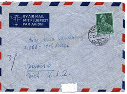 62264 - Schweiz - 1946 - 1Fr Geschichte EF A LpBf ZUERICH -> Detroit, MI (USA) - Cartas & Documentos