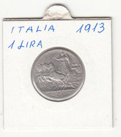 ITALIA 1 LIRA 1913 - 1900-1946 : Victor Emmanuel III & Umberto II