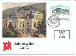 2236a: Abokarte Der Österreichischen Post AG "Casino Baden" Weltkulturerbe - Lettres & Documents