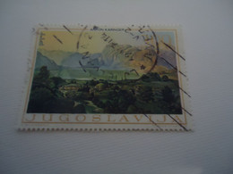 YUGOSLAVIA  USED  STAMPS  PAINTINGS  WITH POSTMARK - Ohne Zuordnung