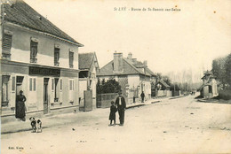 St Lyé * La Route De St Benoit Sur Seine * Boulangerie BLAISE * Villageois - Other & Unclassified