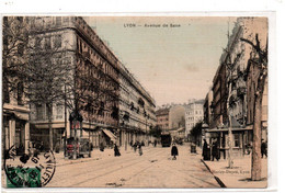 Lyon -  3 Eme - Avenue De Saxe  - Tramway - Carte Toilée    -  CPA ° Rn - Lyon 3