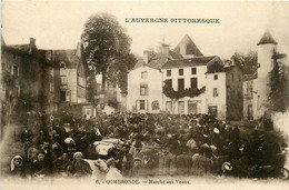 Combronde * Place Et Le Marché Aux Veaux * Foire Marchands - Combronde