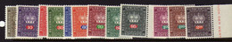 Liechtenstein (1968-69)  - Service - Couronne - Neufs** - MNH - Dienstzegels