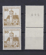 Berlin 534 RM Senkrechtes Paar Ungerade Nr. Burgen + Schlösser 30 Pf Postfrisch - Rolstempels