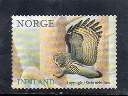 2018 Norvegia - Uccelli - Strix Nebulosa - Used Stamps