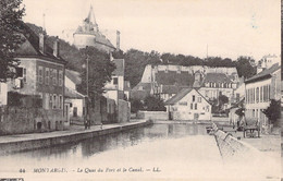 CPA - FRANCE - 45 - MONTARGIS - Le Quai Du Port Et Le Canal - LL - Montargis