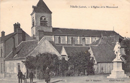 CPA - FRANCE - 45 - NIBELLE - L'église Et Le Monument - Edition Ragobert - Autres & Non Classés