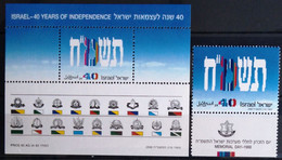 ISRAEL                    N° 1029 + BF 37                  NEUF** - Neufs (avec Tabs)