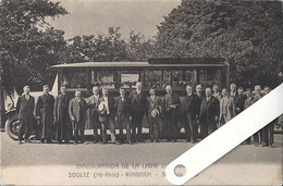68 Haut-Rhin, Soultz -Rimbach, Inauguration De La Ligne D'Autobus En 1929 - Soultz