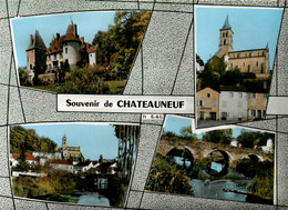 Châteauneuf * Souvenir Du Village * Cp 4 Vues - Andere & Zonder Classificatie