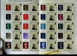 GREAT BRITAIN - 2007  40th ANNIVERSARY OF MACHIN GENERIC SMILERS SHEET   PERFECT CONDITION - Hojas & Múltiples
