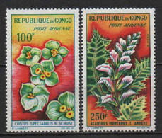 Congo  - 1963 - Fleurs  - PA 8/9 - Neuf * - MLH - Neufs