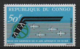 Congo  - 1963 - Air Afrique    - PA 13 - Neuf * - MLH - Neufs