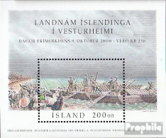 Island Block27 (kompl.Ausg.) Postfrisch 2000 Tag Der Briefmarke - Blocks & Sheetlets