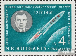Bulgarien 1231 (kompl.Ausg.) Postfrisch 1961 Wostok 1 - Ungebraucht