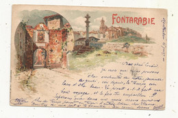 Cp,  ESPAGNE,  FONTARABIE,  Ed. Sirven,  Dos Simple,  Voyagée 1902 - Other & Unclassified