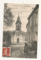 Cp,  86 ,MOUTERRE,  Place De L'église,  Voyagée 1910 - Autres & Non Classés