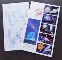 Japan 100th Anniversary Astronomical Society 2008 Astronomy Space Galaxy Solar Satellite Science (FDC) - Briefe U. Dokumente