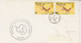 British Antarctic Territory (BAT) Cover  Ca Signy 28 JA 1988(AT216) - Brieven En Documenten