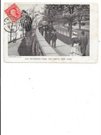 Cpa Etats-Unis New-York, Riverside Park And Drive, Beau Timbre Voyagée 1905, Dos Simple - Parques & Jardines