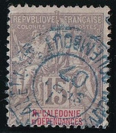 Nouvelle Calédonie N°61 - Oblitéré CàD Bleu Pouembout 1907 - Oblitéré - TB - Usados