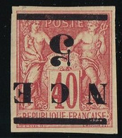 Nouvelle Calédonie N°6a - Surcharge Renversée - Neuf * Avec Charnière - TB - Nuovi