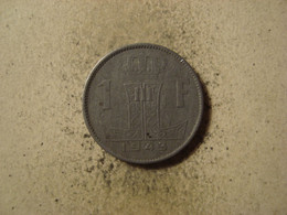 MONNAIE BELGIQUE 1 FRANC 1943 ( Belgique - Belgie ) - 1 Franc