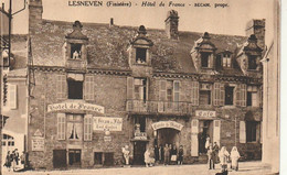 Cpa  Lesneven Hôtel De FraNCE - Lesneven