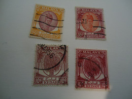 KEDAH   MALAYA   USED  STAMPS  4  KINGS    TREE - Kedah