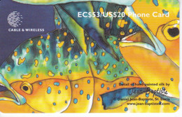 TARJETA DE SANTA LUCIA DE UNOS PECES (321CSLA) PEZ-FISH - Peces