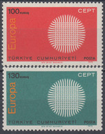 TURKEY 1970, EUROPA  CEPT, COMPLETE MNH SERIES With GOOD QUALITY, *** - Ungebraucht