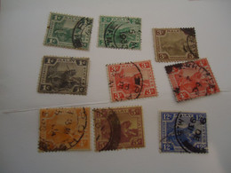 MALAY  MALAYSIA   USED STAMPS 9 TIGER  WITH POSTMARK - Fédération De Malaya