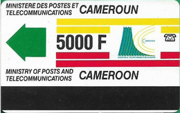 Cameroon - Intelcam - Autelca - Definitive Card, New Logo, NO Notch, 5.000FCFA, Used - Kameroen