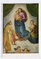 AK 096628 CHURCH / CLOISTER ... - Raffael - Sixtinische Madonna - Vergine Maria E Madonne