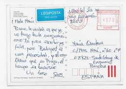 3723  Postal  Aérea Szentendre 1996 Hungria - Storia Postale