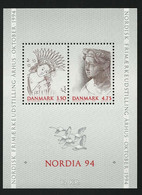 1992 Nordia 94 Michel DK BL8 Stamp Number DK 958 Yvert Et Tellier DK BF9 Stanley Gibbons DK MS976 Xx MNH - Hojas Bloque