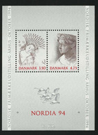 1992 Nordia 94 Michel DK BL8 Stamp Number DK 958 Yvert Et Tellier DK BF9 Stanley Gibbons DK MS976 Xx MNH - Blocs-feuillets