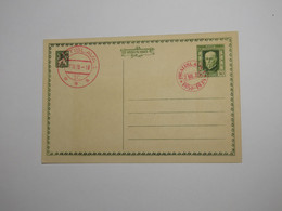 CZECHOSLOVAKIA POSTAL CARD 1925 - Sonstige & Ohne Zuordnung