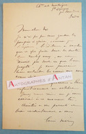 ● L.A.S Louis MORIN Peintre Caricaturiste Illustrateur Mortaigne Sainte Lizaigne Issoudun Indre Migennes Lettre - Pintores Y Escultores